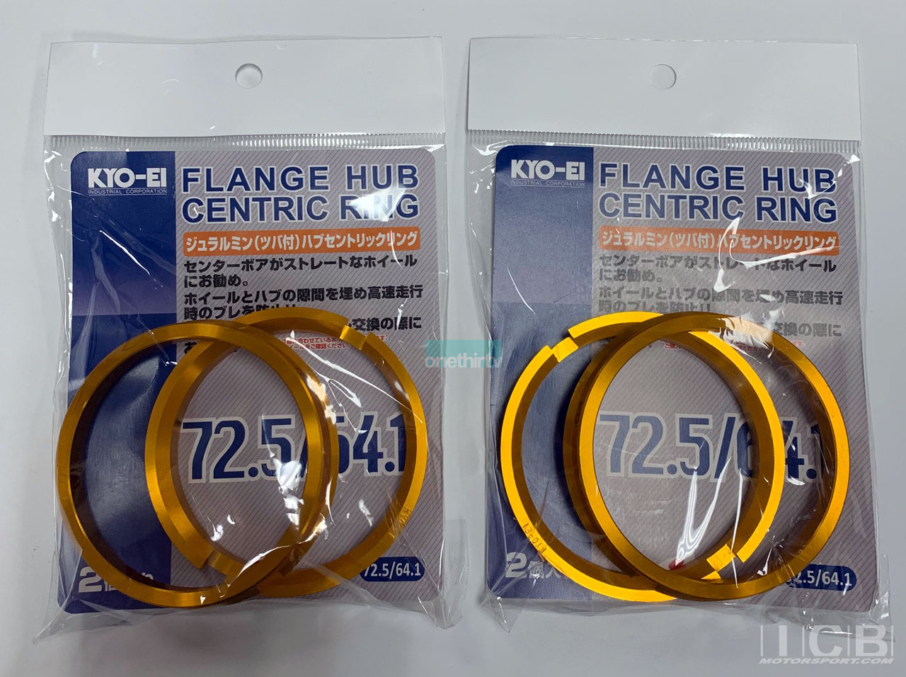 Project Kics Hub Centric Rings for Wheels 72.6/72.5mm to 64.1mm FK8