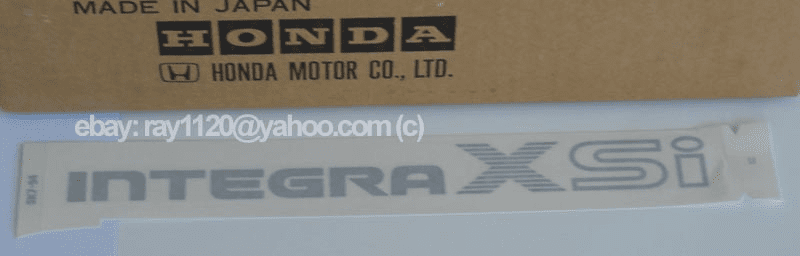 JDM Integra DA 90-93 XSI Decal