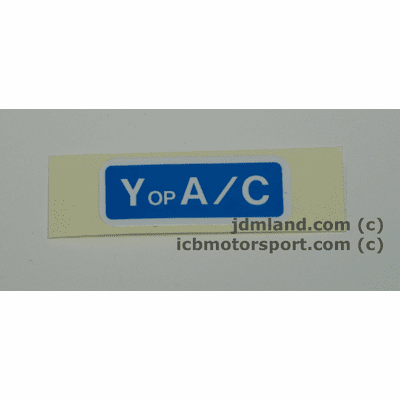 JDM Integra DC2 AC Tag