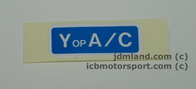 JDM Integra DC2 AC Tag