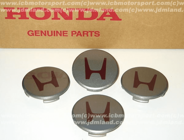 JDM Integra DC2 Type R ITR Gunmetal Center Caps