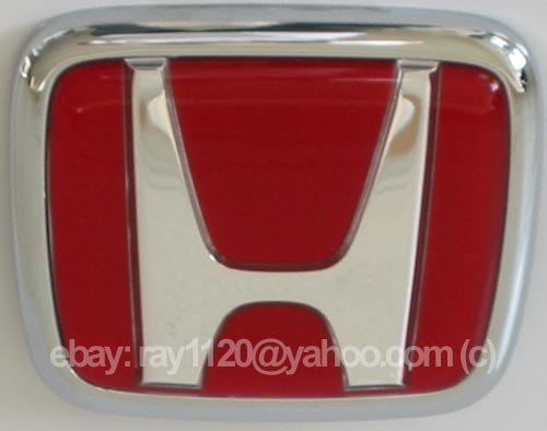 JDM Integra DC2 Type R ITR RED "H" Rear Emblem
