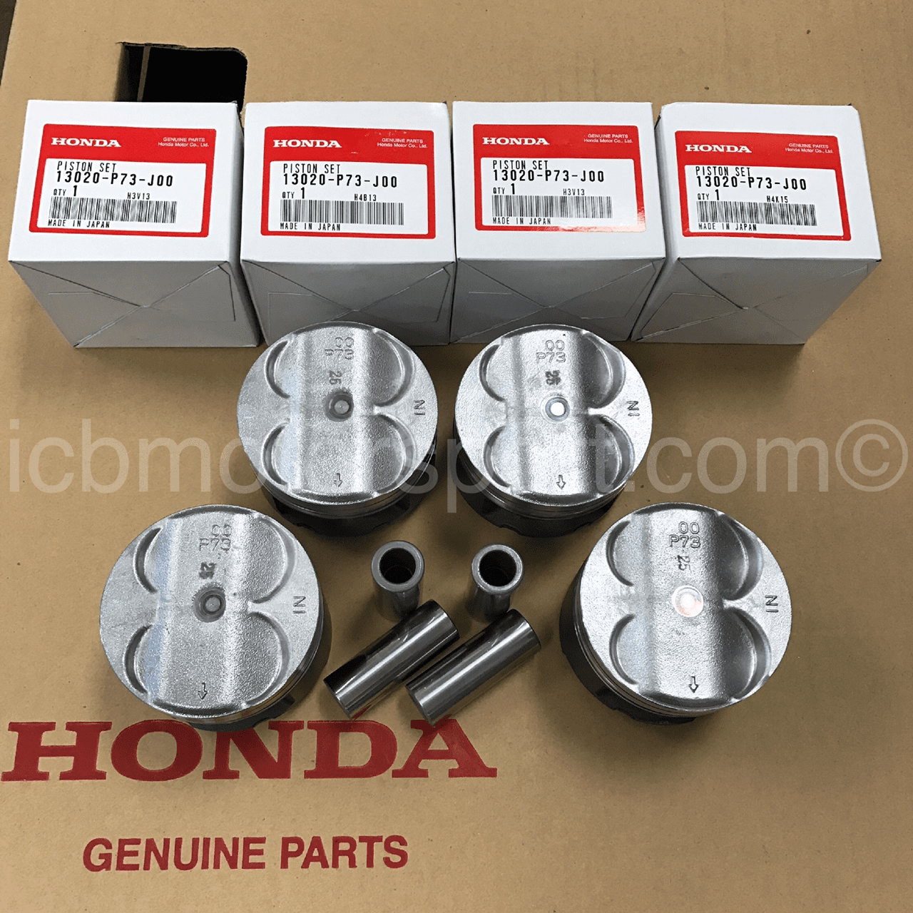 JDM Integra DC2 Type R Piston Kit B18C5 11.1CR (.25mm Oversize)