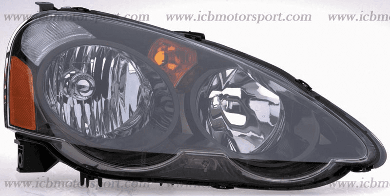 JDM Integra DC5 Type R Headlights Gun Metal SET