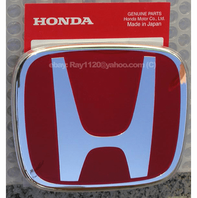 JDM Integra DC5 Type R Rear Red H Emblem