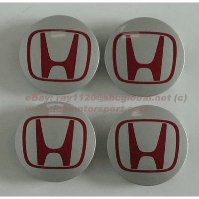 JDM Integra DC5 Type R Silver Center Caps