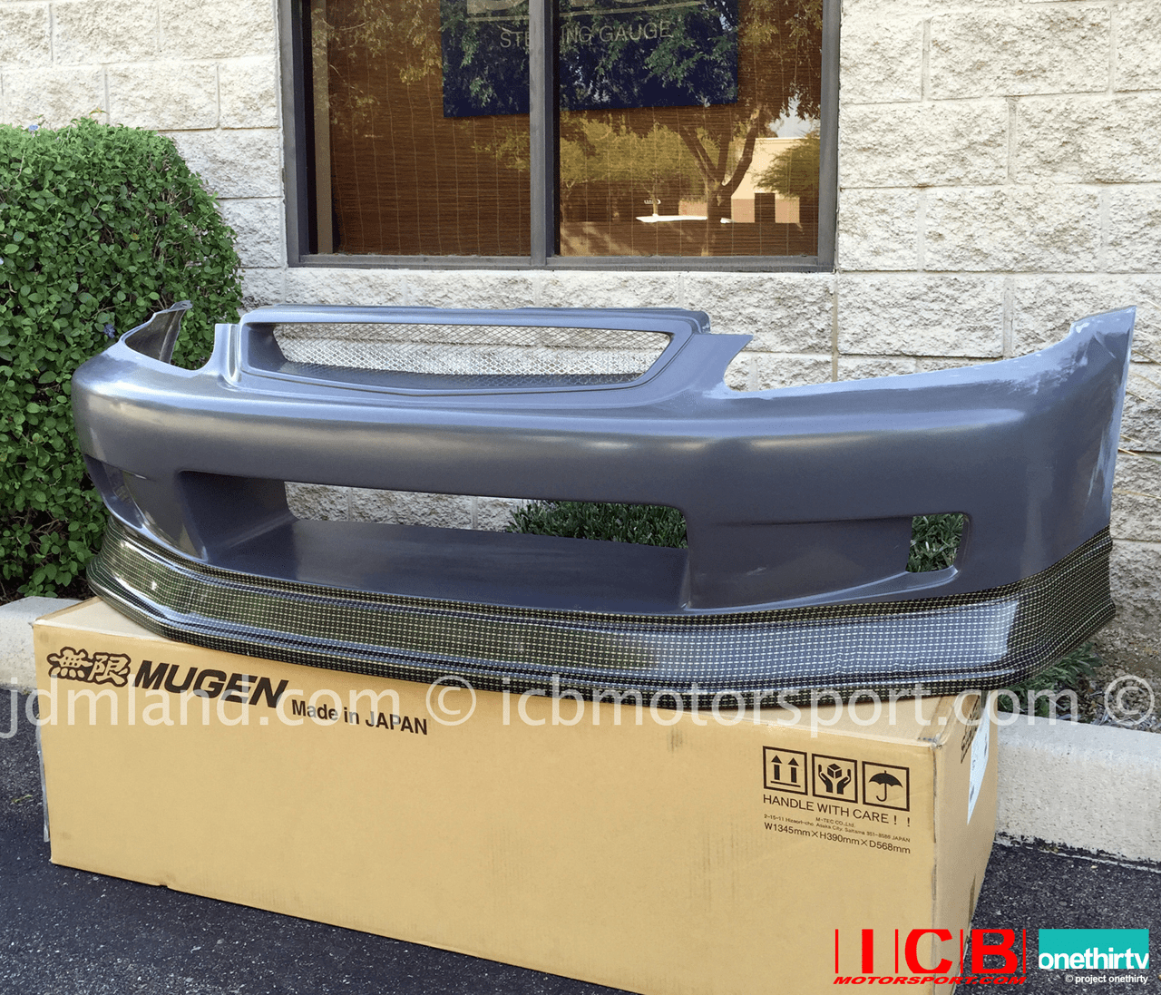 JDM J-Blood Front Bumper Honda Civic EK4 EK9 99-00 with Carbon Kevlar Lower Lip Pre-Order