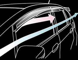 JDM MUGEN Honda GE8 Fit Ventilated Visor Kit 72400-XLF-K0S0 Pre-Order
