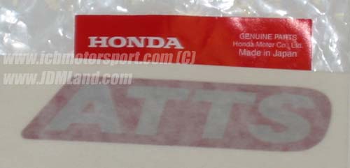 JDM Prelude BB6 "ATTS" Rear Decal
