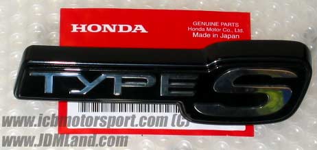 JDM Prelude BB6 Type S "Type S" Front Badge