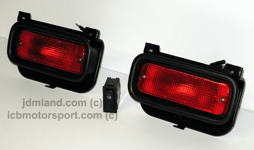 JDM Rear Fog Light Kit w/ Switch EF9 SiR (Left & Right) Kit