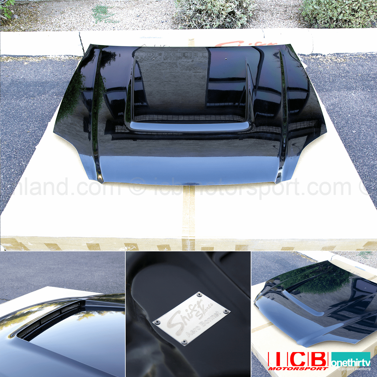 JDM Shift Sports FRP Aero Vented Hood Honda Civic EK4/EK9 96-98 