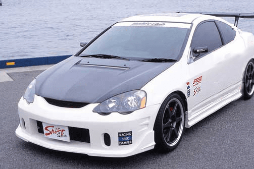JDM Shift Sports FRP/Carbon Aero Vented Hood Honda Integra/RSX DC5 