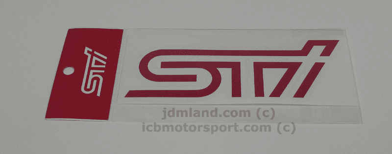 JDM Subaru Tecnica International STI Decal 6" ST99829ST190 Free Shipping
