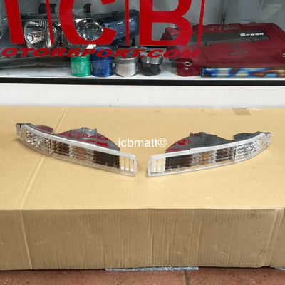 JDM/USDM NA1 91-01 NSX Clear Front Bumper Turn Signals