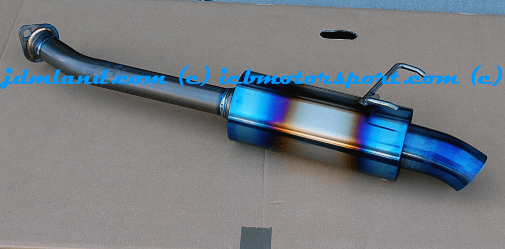 Js Racing Titanium FX 50RS Blue Axle Back Honda Fit GD3 07-08 Mint Sold