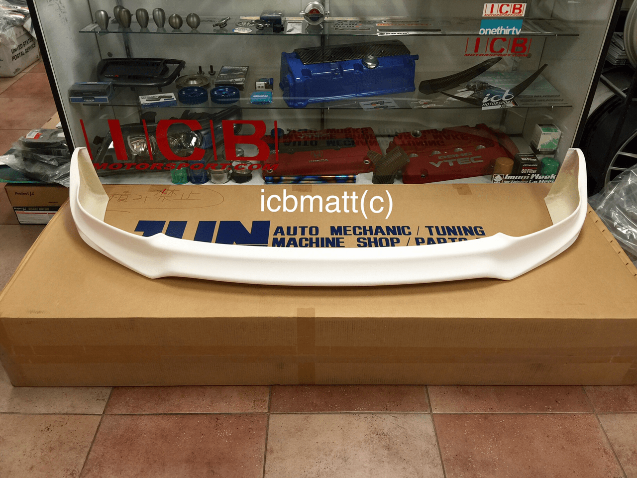 JUN Auto Mechanic Honda Civic EK9 96-98 Aero Front Lip FRP