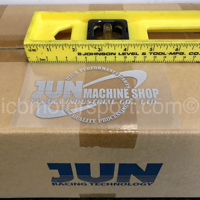 JUN Auto Mechanic Machine Shop Silver Decal 140mmx80mm Free Shipping