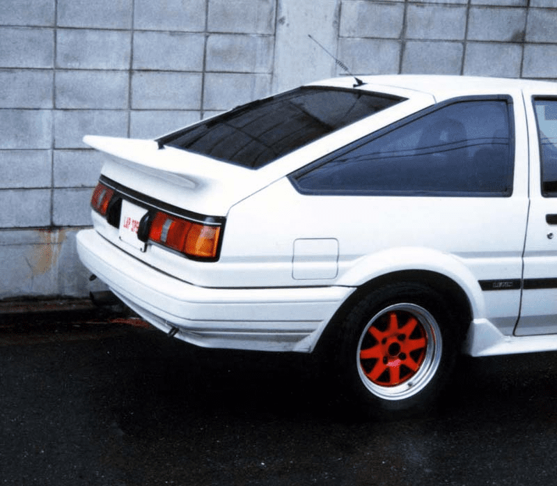Live Sports AE86 Levin Trueno Hatchback Rear Wing Spoiler Rare Pre-Order