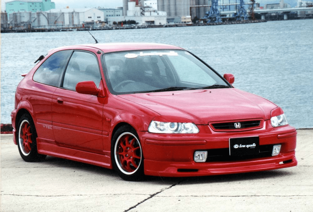 Live Sports Civic EK4/9 96-98 Front Lip Spoiler Rare  (Pre-Order Only)