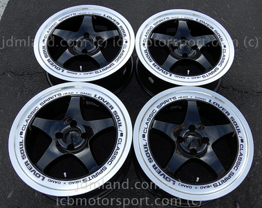 LOVER SOUL/CLASSIC SPIRITS(black) 17x7 +25 4X100 !MINT! Sold