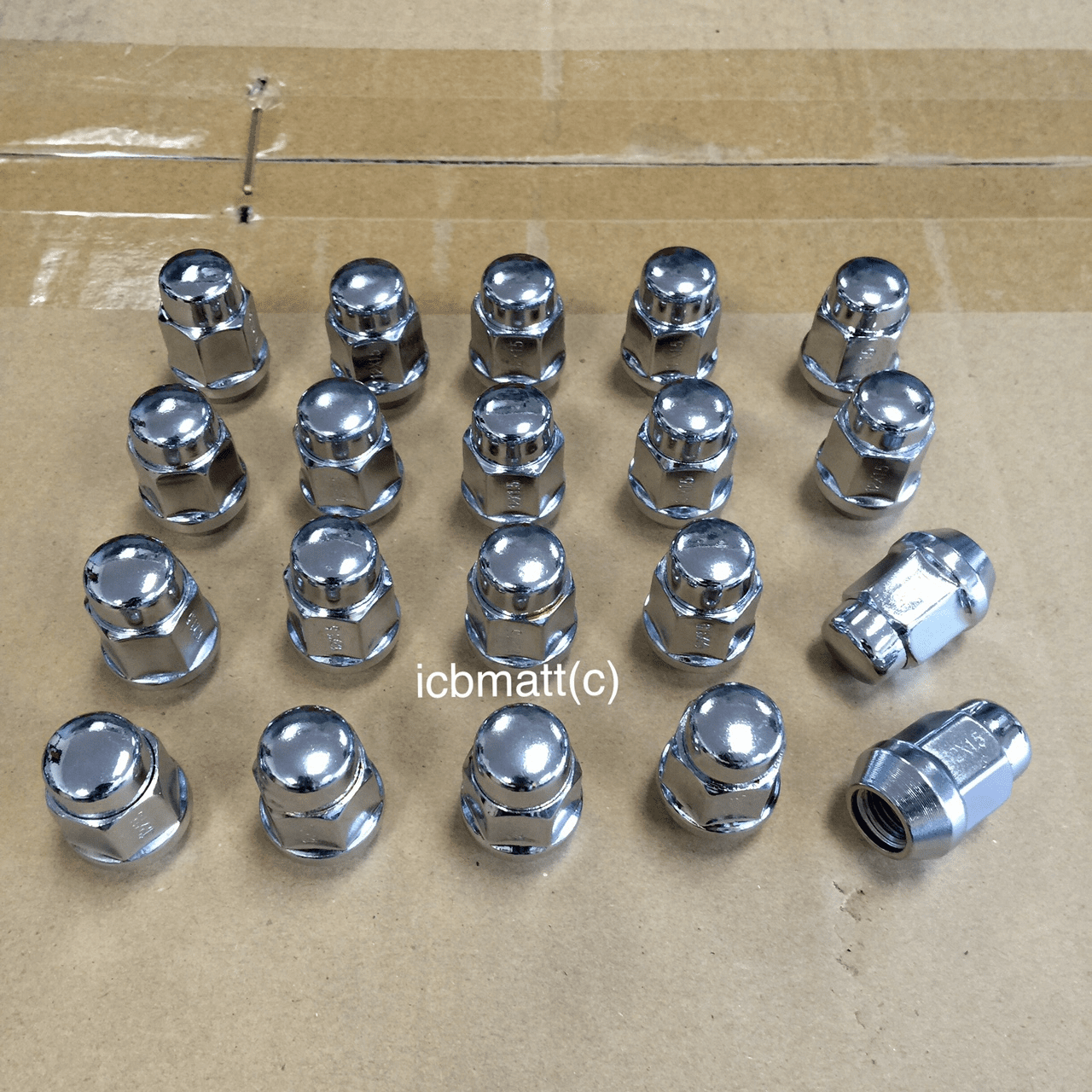 Mackin Industries Stainless Steel Lug Nut Set 35mm 12X1.50mm FREE SHIPPING