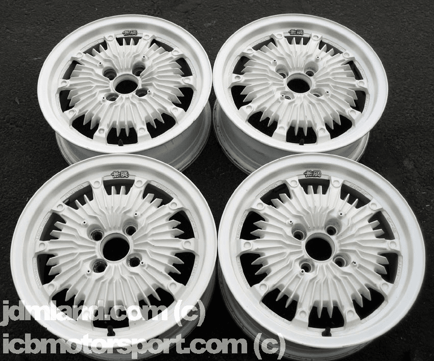 Mugen CF48 15" White 4X100 - Mint Condition - SOLD