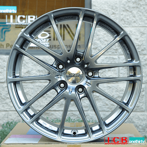 Mugen Forged Aluminum Wheels MFZ Formula Silver 17X7 5X114.3 +48 Offset CRZ/Civic EK EM1/Ferio EP3 Integra DC2/DB8/DC5 CL7 CL9