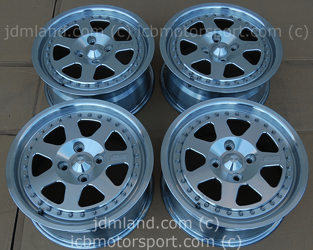 Mugen M7 Road Wheels 15" 4X100 15X6.5 +45 Offset MINT Sold