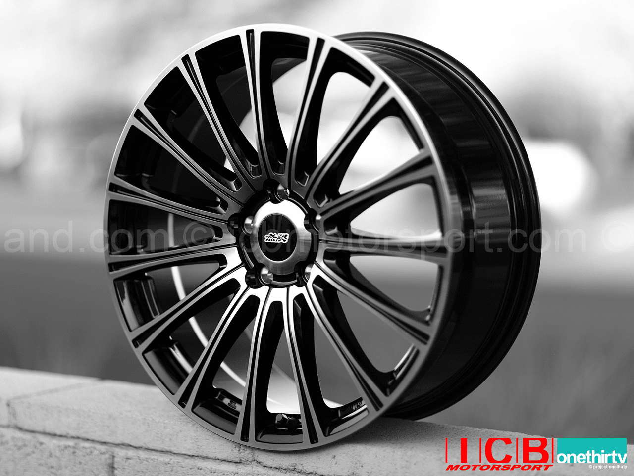 Mugen MDA Black Mirror Face Wheels Set 19X8 5X114.3 +50 Offset 