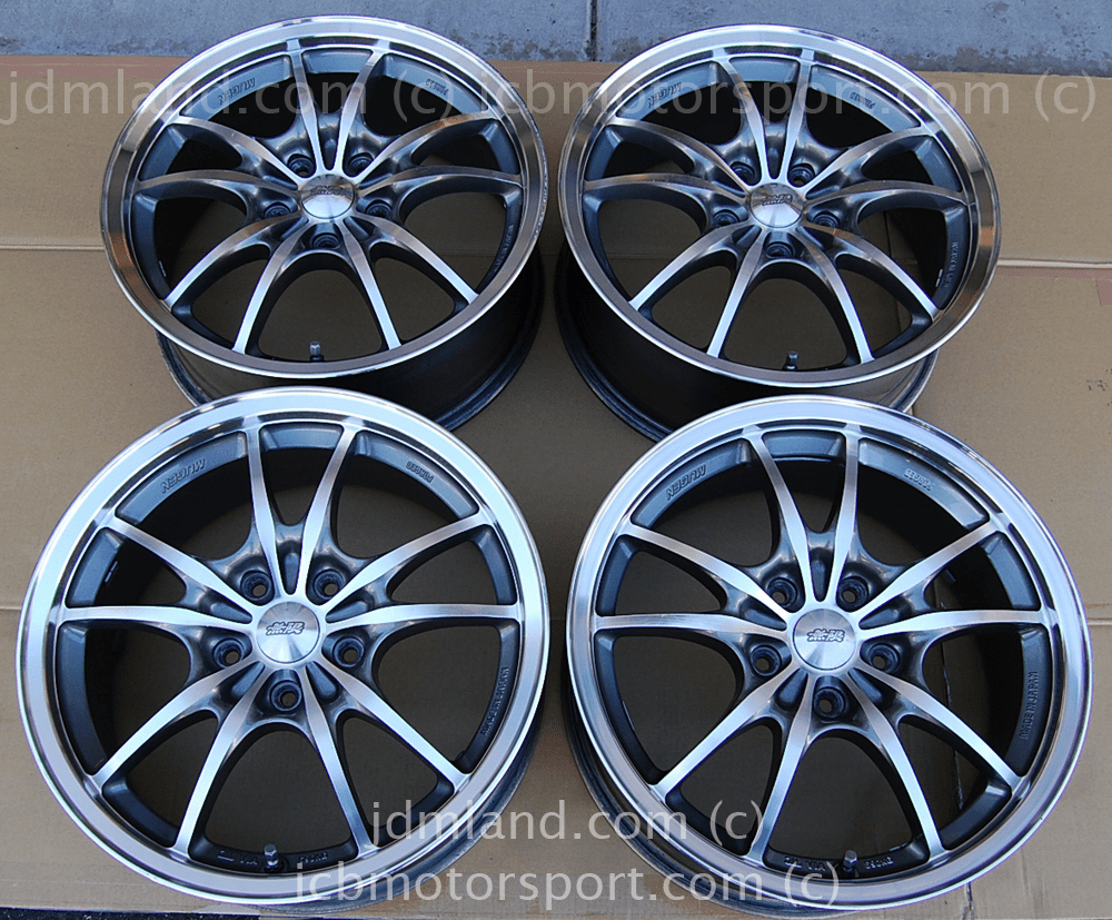 MUGEN MF10 Mirror Face 17x7 5X114.3 +48 Offset RARE Sold