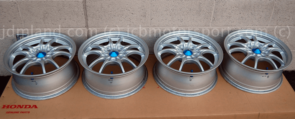 MUGEN MF10 Silver 15x6.5 +45 5X114.3 RARE - Sold!