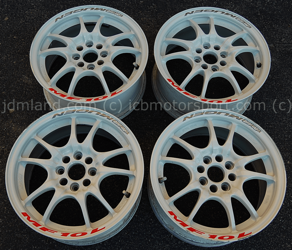 MUGEN MF10L Champ. White NH0 15x7 +40 4X100 Sold