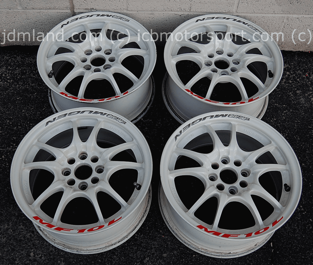 MUGEN MF10L Champ. White NH0 15x7 +40 4X100 Sold