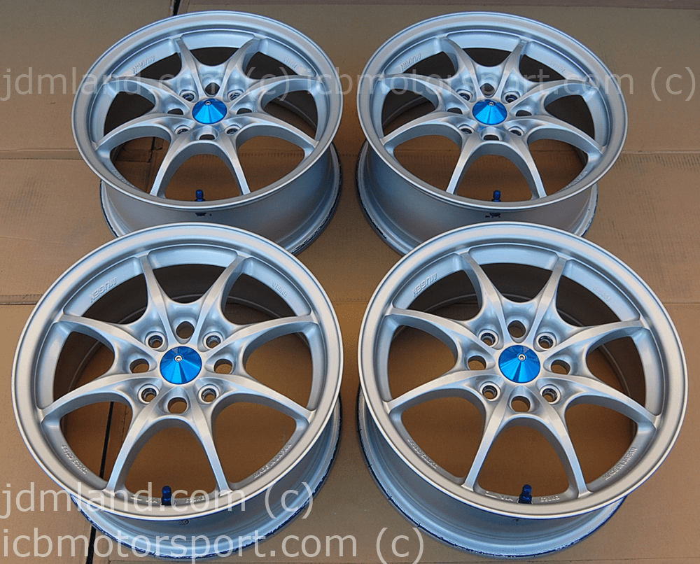 Mugen MF8 16" Silver 4X114.3 +52 Offset Mint