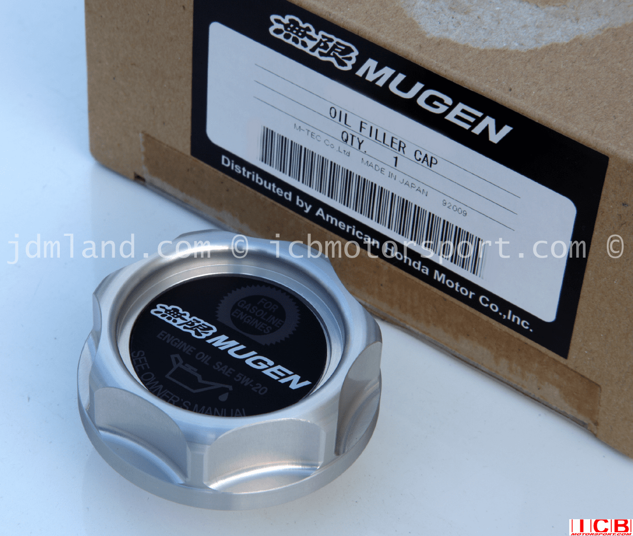 Mugen Oil Cap Gen 2.5  Fits All Hondas/Acuras Silver
