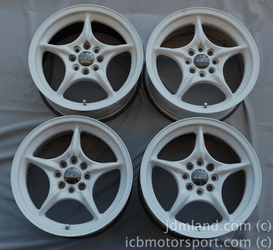 MUGEN WEAPON RNR (WHITE) 15x6.5 +45 4X100 Sold