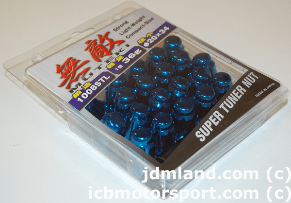 Muteki Lug Nuts 41886U 12x1.50mm Blue Closed End 
