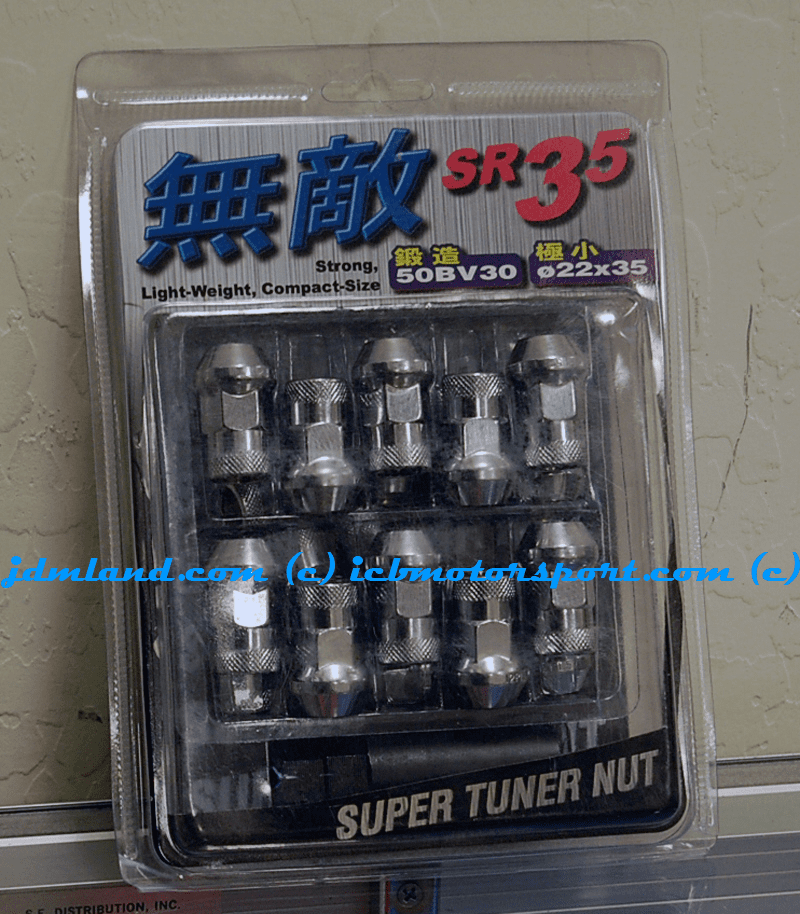 Muteki SR35 Lug Nuts Chrome Ended 32926C 12x1.50mm FREE SHIPPING