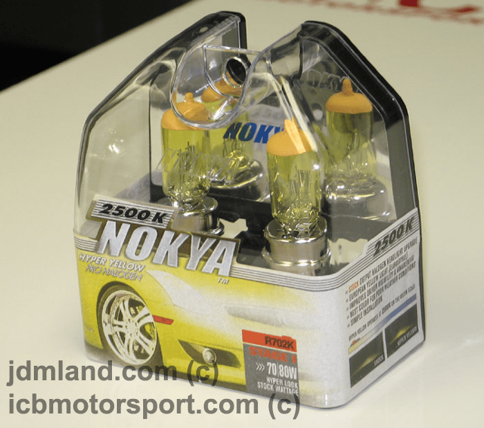 Nokya H4H Hyper Yellow Light Bulbs 55W=70W