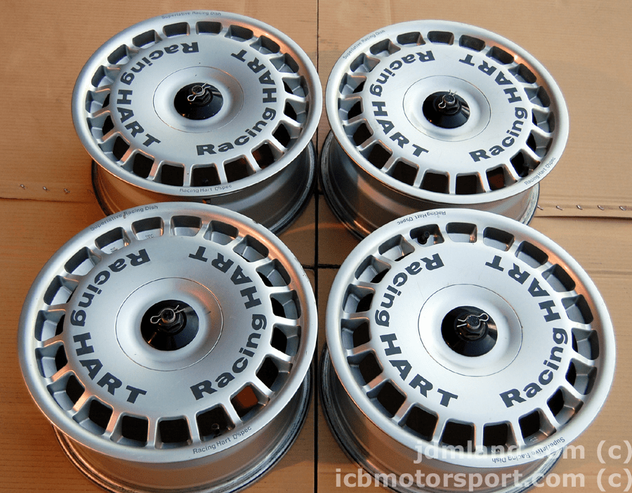 Racing Hart 15" 4X100 D Spec Superlative Racing Dish with Decals Sold