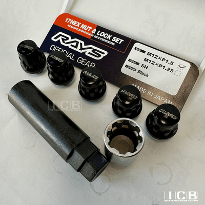 RAYS 17 Hex Extra Lock Set (4 or 5) 12x1.50mm