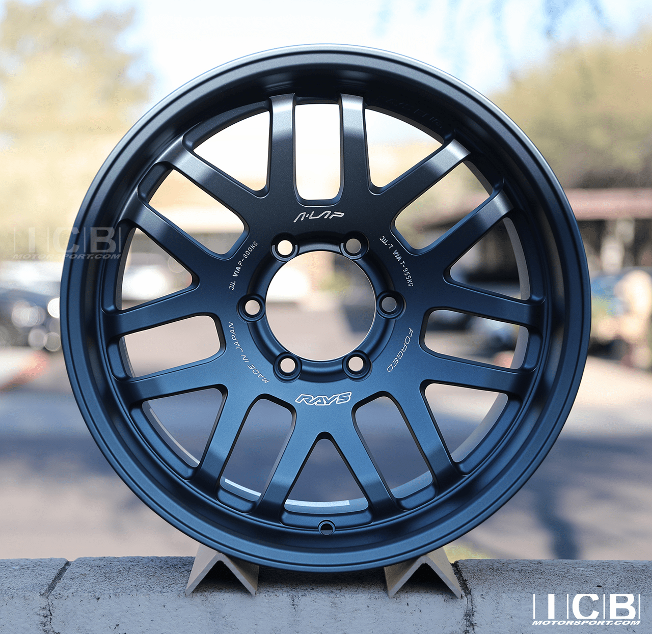 Rays ALAP07X 18X9 6X139.7 -20 Offset Matte Blue Gunmetal