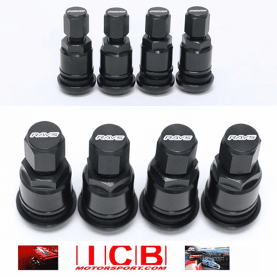 RAYS ENGINEERING HI-SPEED BLACK VALVE STEM WHSVB