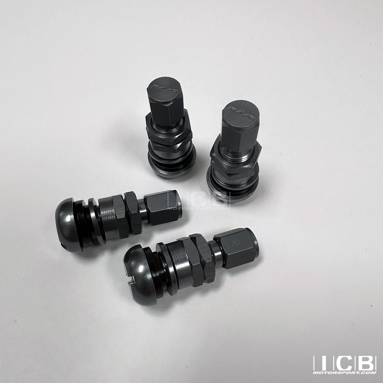 Rays Engineering Valve Stem Set Gunmetal (Set of 4)