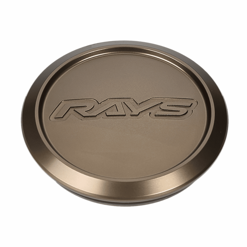 Rays Engineering Volk Racing Bronze CE28N 16-18 ZE40 17-19 TE37 Ultra 20 Center Caps Rays Logo
