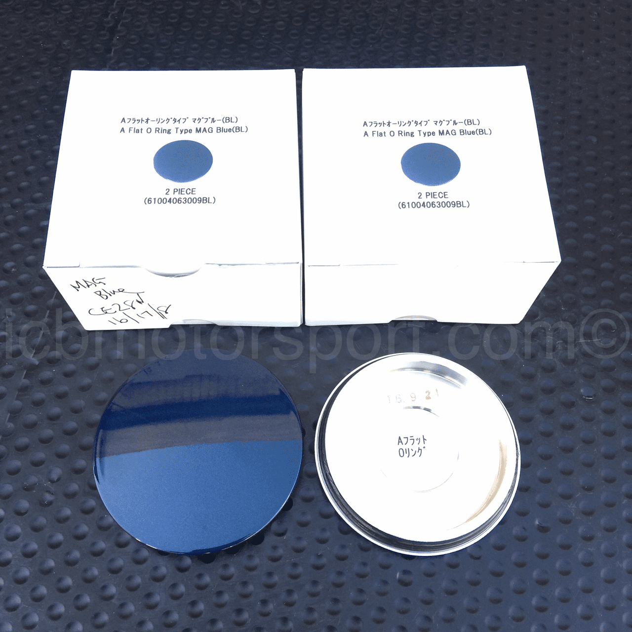 Rays Engineering Volk Racing Mag Blue CE28N 16-18 ZE40 17-19 TE37 Ultra 20 Center Caps Flat A