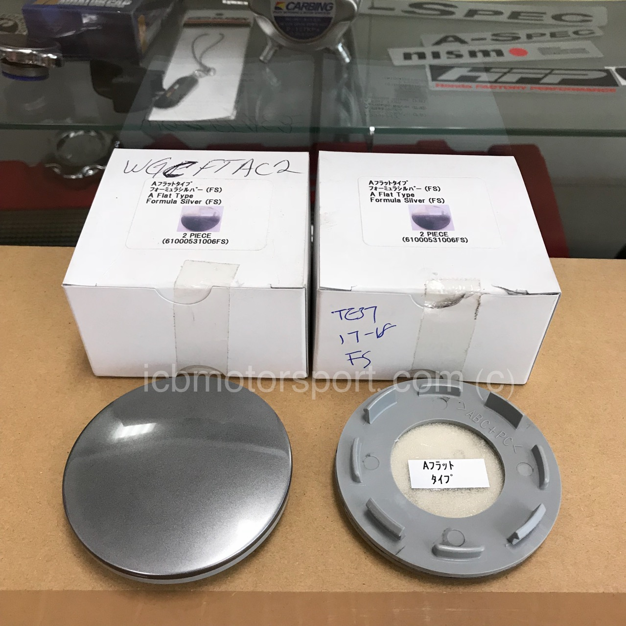 Rays Engineering Volk Racing TW Time Attack / Champ White TE37 17-18 Center Caps Flat A