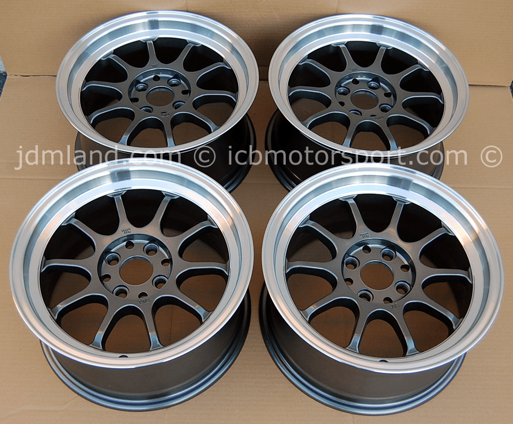 Rays Gram Lights 57V 15X7.5 4X100 +25 Offset Dark Gunmetal