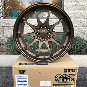 Rays Volk Racing CE28N Bronze Wheel 18X10.5 +18 Offset 5X114.3